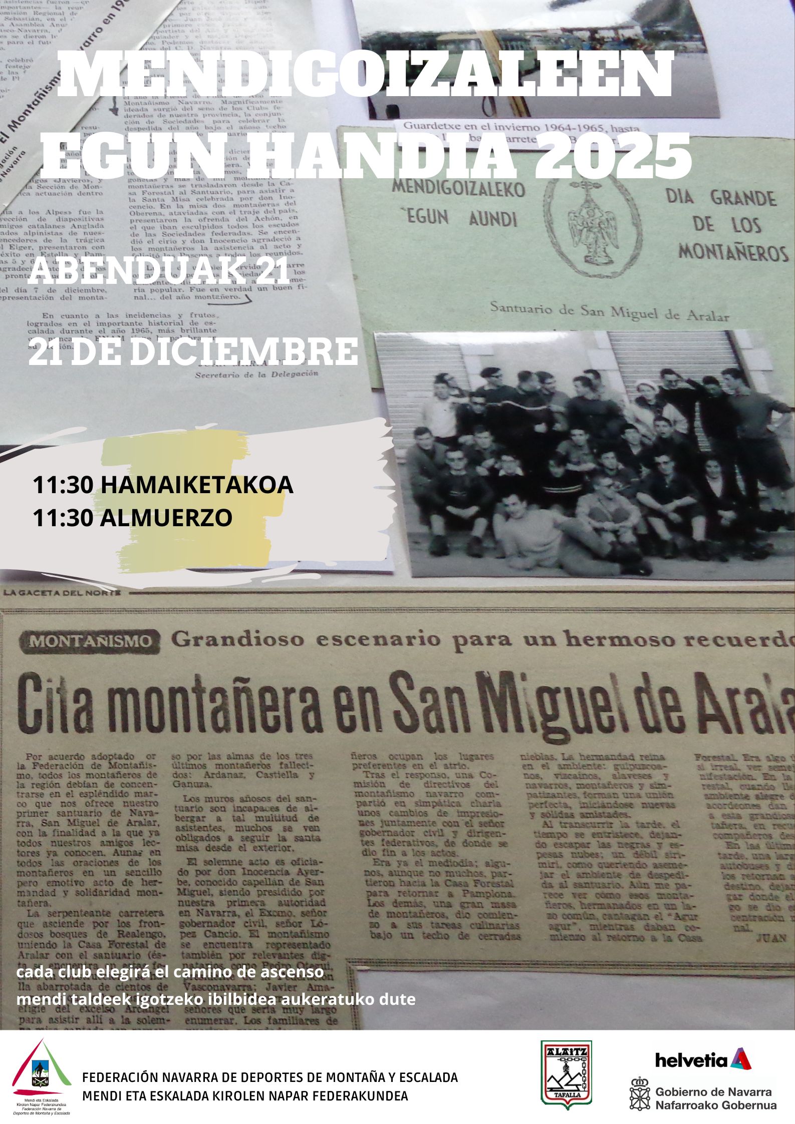 MENDIGOIZALEEN EGUN HANDIA 2026